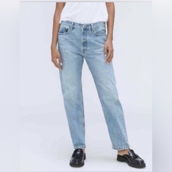 Everlane Denim - Everlane Relaxed Straight Fit Button Fly Jean size 28 Regular